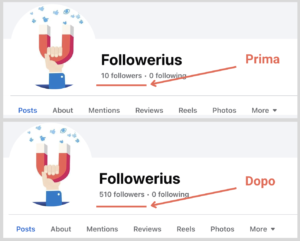 Facebook followers