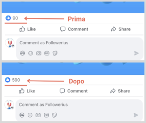 Facebook likes