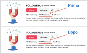 TikTok followers
